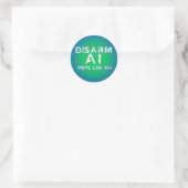 Autocollant Désarmer l'IA (Sac)