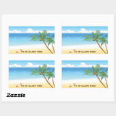 Autocollant Desert Isle (Feuille)