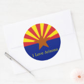 Autocollant d'État de l'Arizona (Enveloppe)