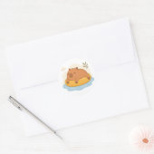 Autocollant d'été décontracté Capybara Piscine Flo (Enveloppe)