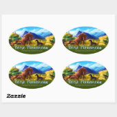 Autocollant d'été pour chevaux Phénomène (Feuille)