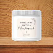 Autocollant d'étiquette de bougie de demande de de