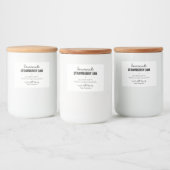 Autocollant d'étiquette de don de pot de conserve (Bouteilles)
