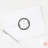 Autocollant d'étiquette fait maison avec amour noi (Enveloppe)