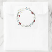 Autocollant d'étiquette florale (Sac)