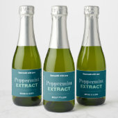 Autocollant d'étiquette moderne d'extrait de canne (Bouteilles)