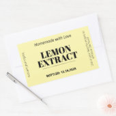 Autocollant d'étiquette moderne d'extrait de citro (Enveloppe)