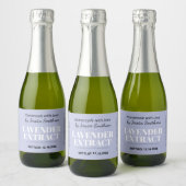 Autocollant d'étiquette moderne d'extrait de lavan (Bouteilles)