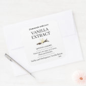 Autocollant d'étiquette moderne d'extrait de vanil (Enveloppe)