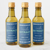 Autocollant d'étiquette moderne d'extrait de vanil (Bouteilles)
