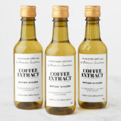 Autocollant d'étiquette moderne pour extrait de ca (Bouteilles)