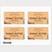 Autocollant d'étiquette personnalisée de beurre de (Feuille)