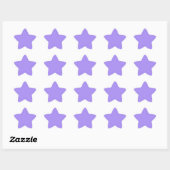 autocollant d'étoile mauve (Feuille)