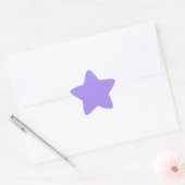 autocollant d'étoile mauve (Enveloppe)