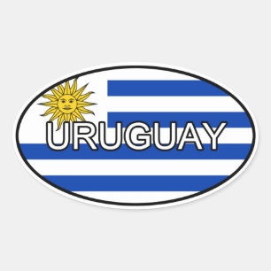 Autocollant d'euro de l'Uruguay
