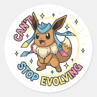 Autocollant d'évolution d'Eevee | Pack d'évolution