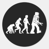 Autocollant d'évolution robotique (Devant)