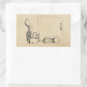 Autocollant d'ex-libris Large Buster Brown (Sac)