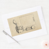 Autocollant d'ex-libris Large Buster Brown (Enveloppe)