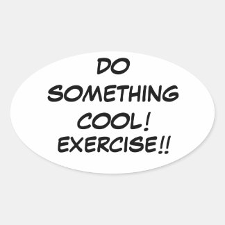 autocollant d'exercice cool