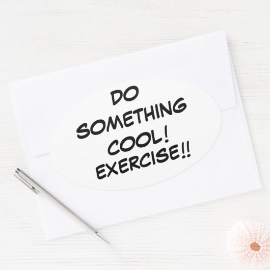 autocollant d'exercice cool (Enveloppe)