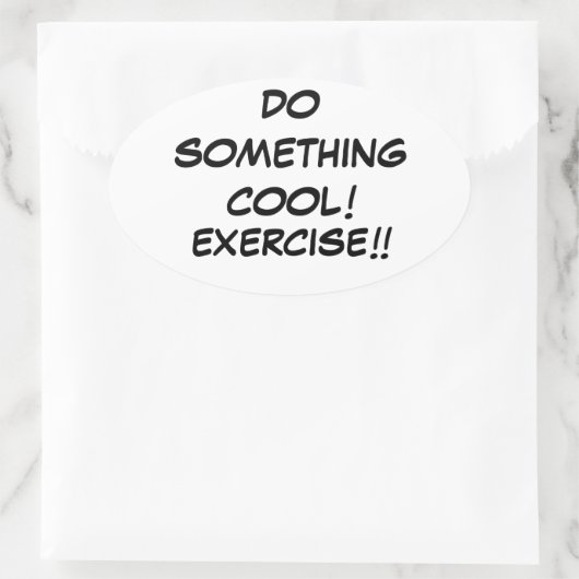 autocollant d'exercice cool (Sac)