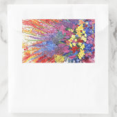 autocollant d'explosion florale de l'Alaska (Sac)