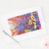 autocollant d'explosion florale de l'Alaska (Enveloppe)