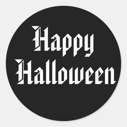 Autocollant d'Halloween (Devant)
