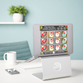 Autocollant d'histoire DIY-AR (Ordinateur portable sur le bureau)