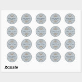 Autocollant d'hiver Gold & Silver Snowflake (Feuille)