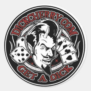 Autocollant d'homme de diable