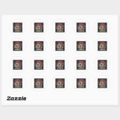 Autocollant d'horreur vintage1 (Feuille)