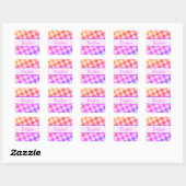 Autocollant Diagonal Arc-en-ciel 3 (Feuille)