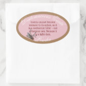 autocollant diatomique oval (Sac)