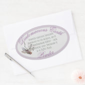 autocollant diatomique oval (Enveloppe)