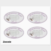 autocollant diatomique oval (Feuille)