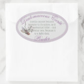 autocollant diatomique oval (Sac)