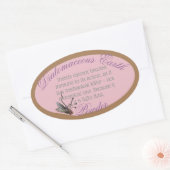 autocollant diatomique oval (Enveloppe)