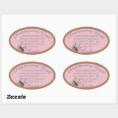 autocollant diatomique oval (Feuille)