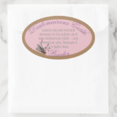 autocollant diatomique oval (Sac)