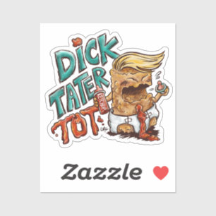 Autocollant Dick-Tater-Tot (simple)