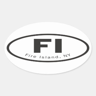 Autocollant d'île du feu