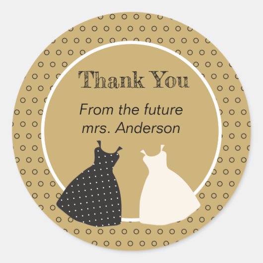 Autocollant d'illustration de Baby Shower de maria (Devant)