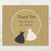 Autocollant d'illustration de Baby Shower mignon (Étiquettes simples)