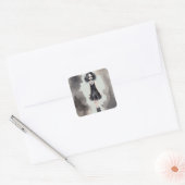 Autocollant d'illustration gothique vintage (Enveloppe)