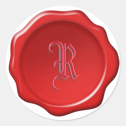 Autocollant d'image de monogramme décoratif sur sc (Devant)