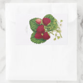 Autocollant d'impression de fraise antique (Sac)