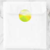 Autocollant d'impression jaune citron (Sac)