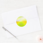 Autocollant d'impression jaune citron (Enveloppe)